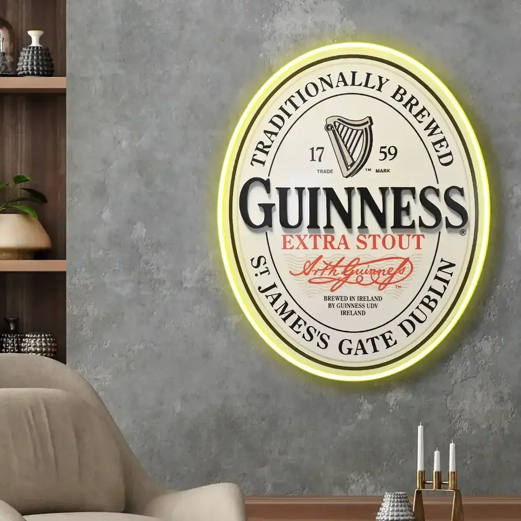 Guinness Neon Sign Insignia 1