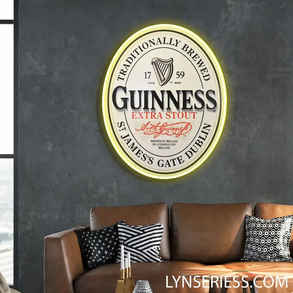 Guinness Neon Sign Insignia 2