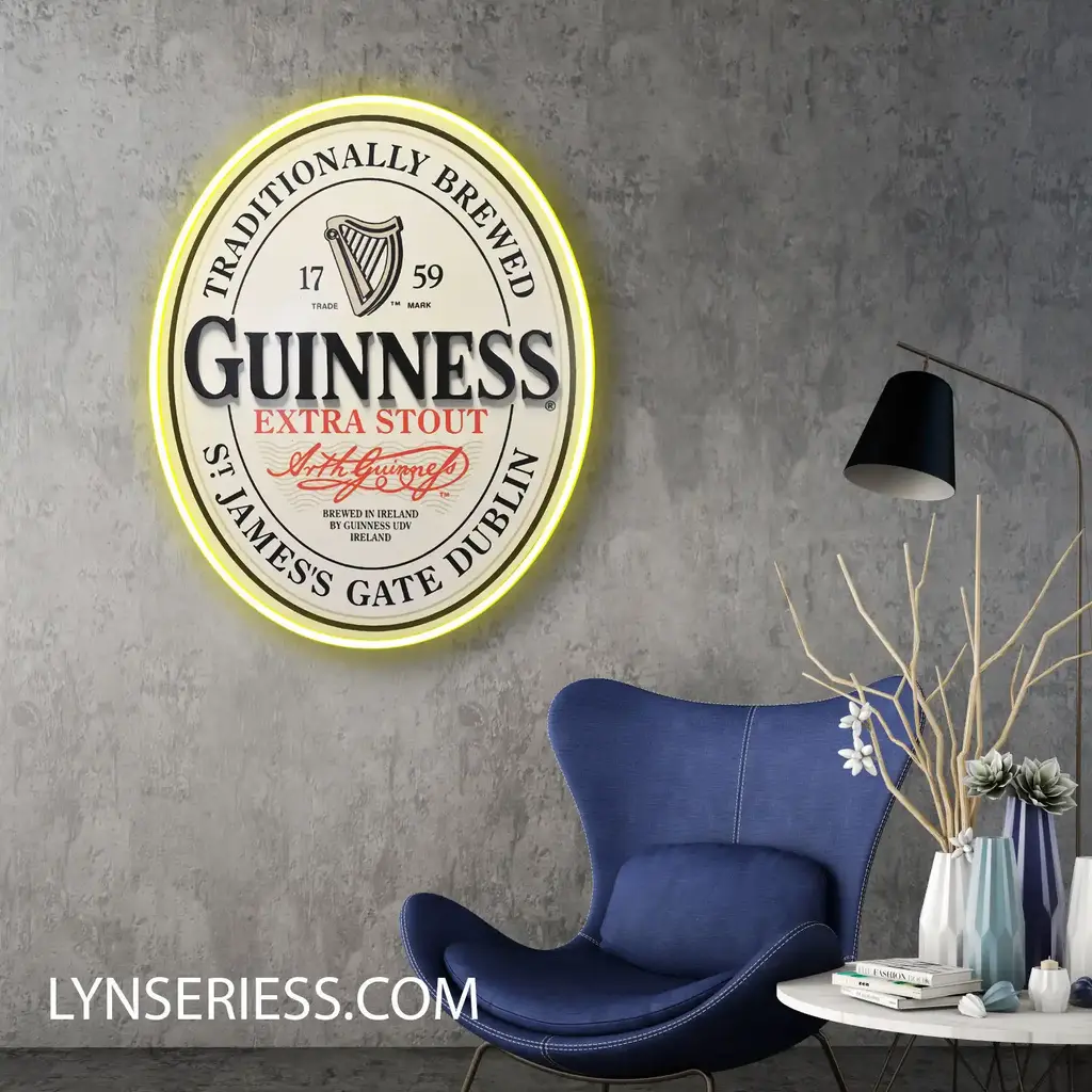 Guinness Neon Sign Insignia 4