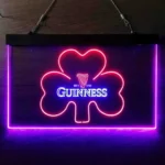 Guinness Neon Sign Shamrock Ale 1