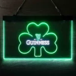 Guinness Neon Sign Shamrock Ale 1
