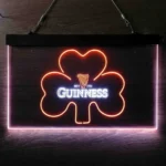 Guinness Neon Sign Shamrock Ale 1