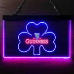 Guinness Neon Sign Shamrock Ale 1