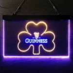 Guinness Neon Sign Shamrock Ale 1