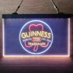 Guinness Neon Sign Shamrock Dublin Ireland 3 Color 1
