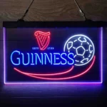 Guinness Neon Sign Soccer 3 Color 1
