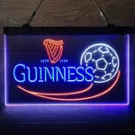 Guinness Neon Sign Soccer 3 Color 1