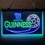 Guinness Neon Sign Soccer 3 Color 1
