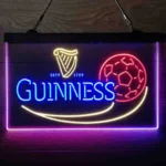 Guinness Neon Sign Soccer 3 Color 1