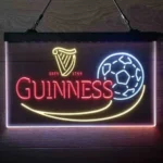 Guinness Neon Sign Soccer 3 Color 1