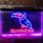 Guinness Neon Sign Toucan Stout Draught Lounge Decor 1