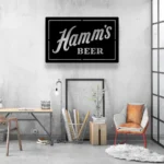 Hamm Metal Sign Rectangle 1