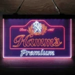 Hamm Neon Sign Est 1865 3 Color 1