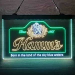 Hamm Neon Sign Since 1865 3 Color 1