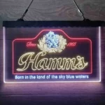 Hamm Neon Sign Since 1865 3 Color 1