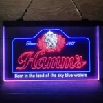 Hamm Neon Sign Since 1865 3 Color 1