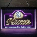 Hamm Neon Sign Since 1865 3 Color 1