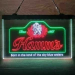 Hamm Neon Sign Since 1865 3 Color 1