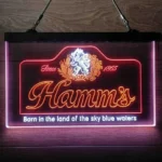 Hamm Neon Sign Since 1865 3 Color 1