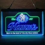Hamm Neon Sign Since 1865 3 Color 1