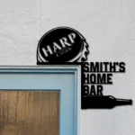 Harp Metal Sign Custom Bottle Cap 1