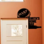 Harp Metal Sign Custom Bottle Cap 1