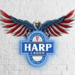 Harp Neon Sign American Eagle 1