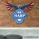 Harp Neon Sign American Eagle 1