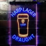 Harp Neon Sign Larger Draught Ale 1