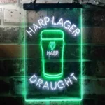Harp Neon Sign Larger Draught Ale 1