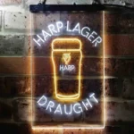 Harp Neon Sign Larger Draught Ale 1