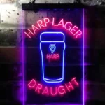 Harp Neon Sign Larger Draught Ale 1