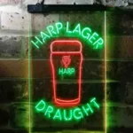 Harp Neon Sign Larger Draught Ale 1