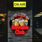 Havana Club Neon Sign Custom Foamy Beer Mugs 1