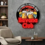 Havana Club Neon Sign Custom Foamy Beer Mugs 1