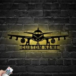 Hobbies Crafts Metal Sign Aviator Name 1