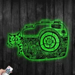 Hobbies Crafts Metal Sign Camera And Cat 1