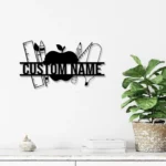 Hobbies Crafts Metal Sign Custom Teacher School Supplies 1