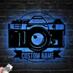 Hobbies Crafts Metal Sign Personalized Camera Photo Taking Name 1