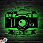 Hobbies Crafts Metal Sign Personalized Camera Photo Taking Name 1