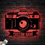Hobbies Crafts Metal Sign Personalized Camera Photo Taking Name 1