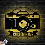 Hobbies Crafts Metal Sign Personalized Camera Photo Taking Name 1