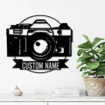 Hobbies Crafts Metal Sign Personalized Camera Photo Taking Name 1