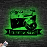 Hobbies Crafts Metal Sign Personalized Photographer Name 1