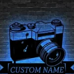 Hobbies Crafts Metal Sign Personalized Photographer Name 1