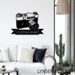 Hobbies Crafts Metal Sign Personalized Photographer Name 1