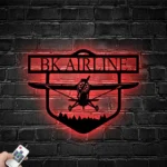 Hobbies Crafts Metal Sign Personalized Sky High Lover 1