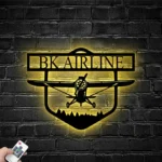 Hobbies Crafts Metal Sign Personalized Sky High Lover 1