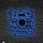 Hobbies Crafts Metal Sign Photography Studio Flowery 1