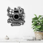 Hobbies Crafts Metal Sign Photography Studio Flowery 1